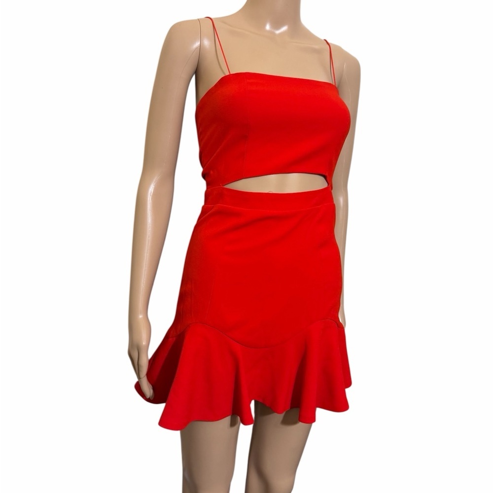 White Fox Red Mini Dress - Picture 3 of 8